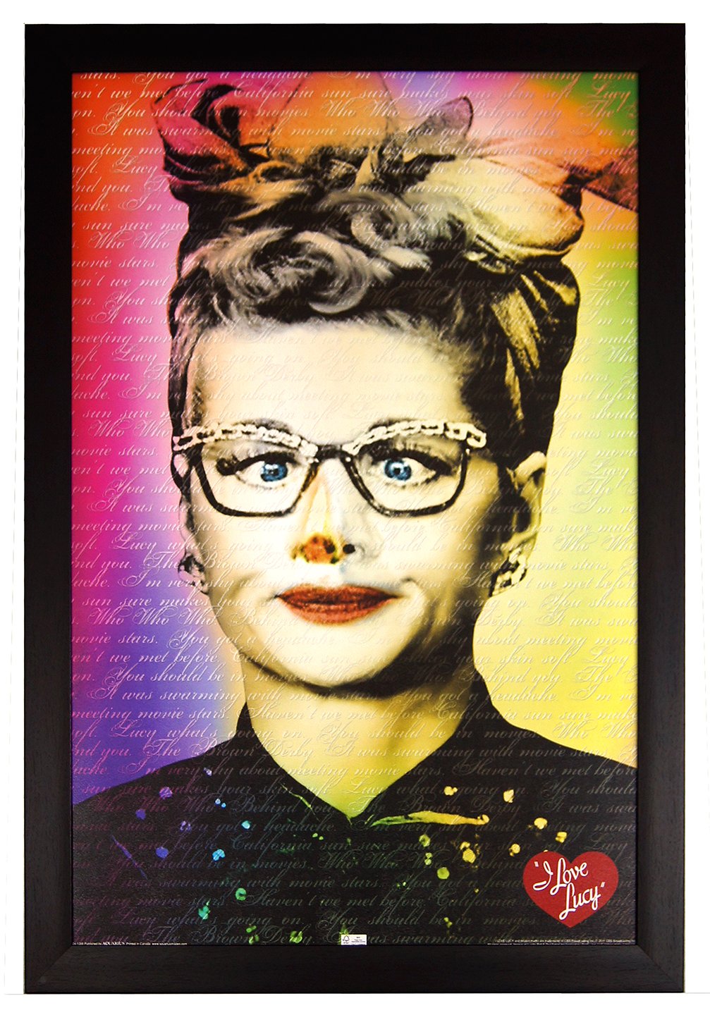 Amazon.com: I Love Lucy, Lucille Ball Fire on Nose Lit Nose 24